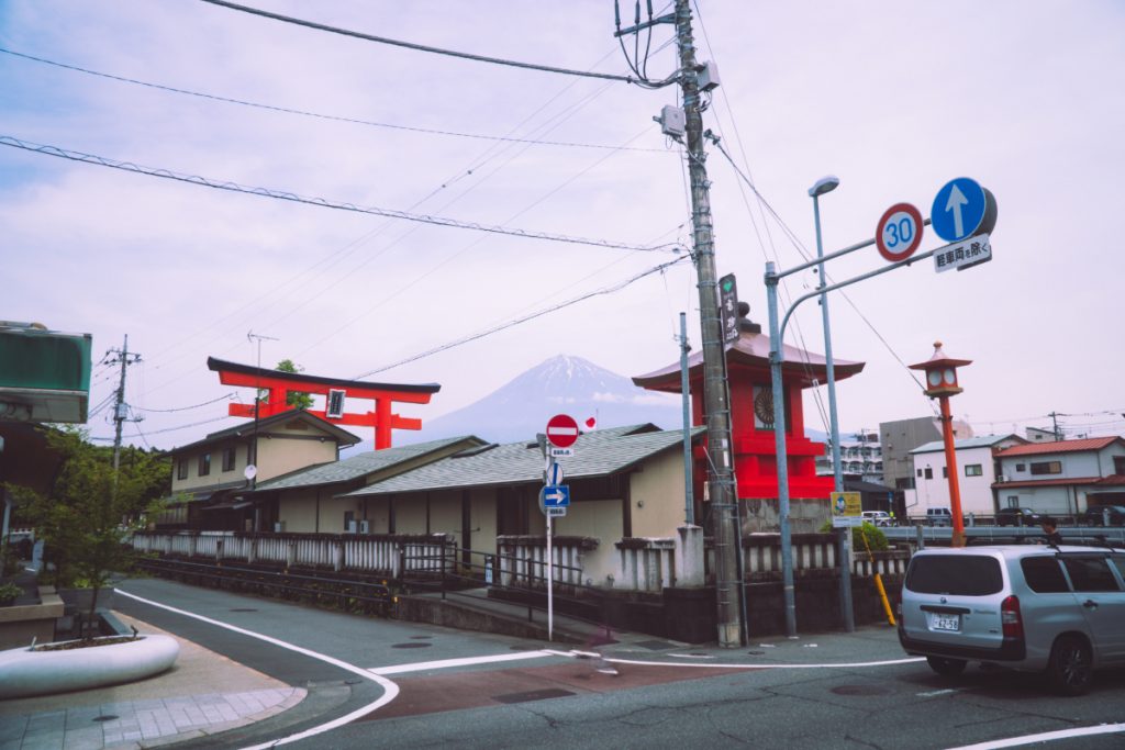 富士山と浅間大社