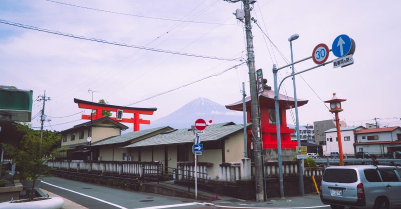 富士山と浅間大社