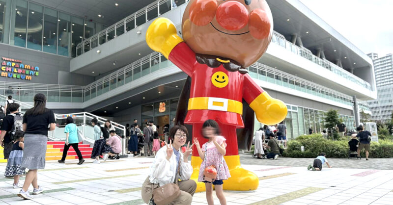アンパンマンミュージアムにて