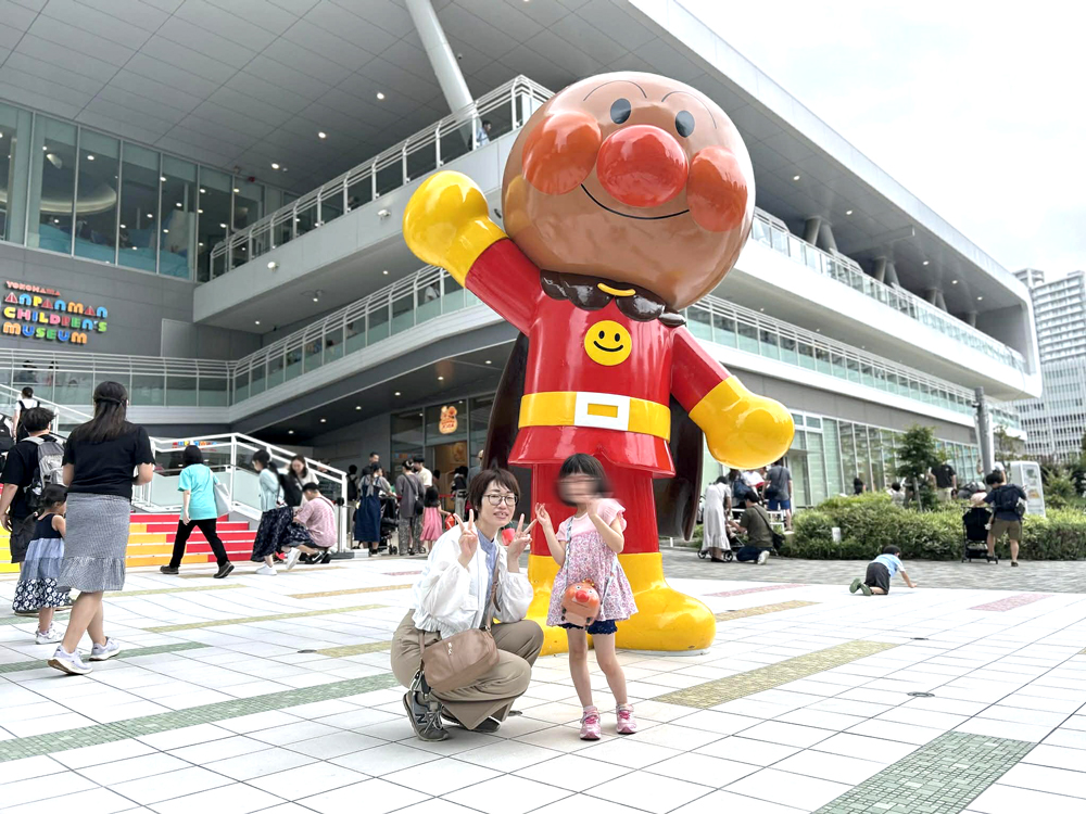 アンパンマンミュージアムにて